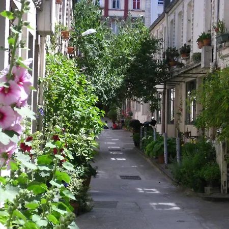 Cité Pilleux - Charming In A Flowery Pedestrian Lane Apartamento *